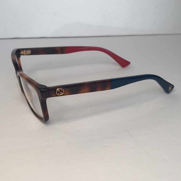 New Authentic - Gucci GG0168O 008 Rectangle Eyeglasses - Picture 13 of 16